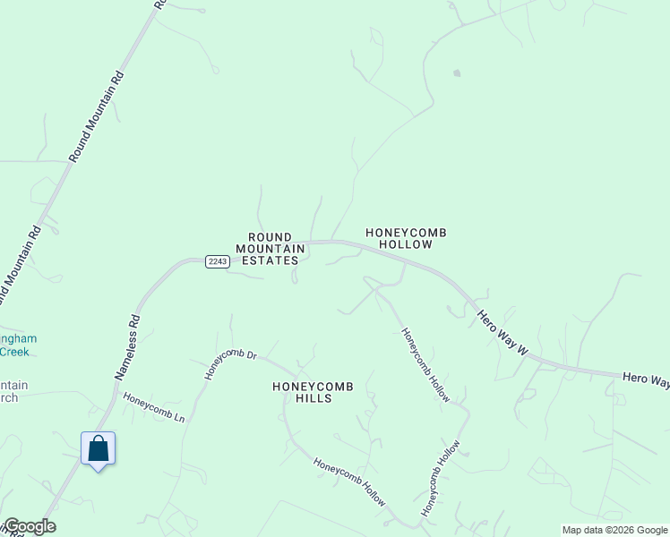 map of restaurants, bars, coffee shops, grocery stores, and more near 22007 Nameless Road in Leander