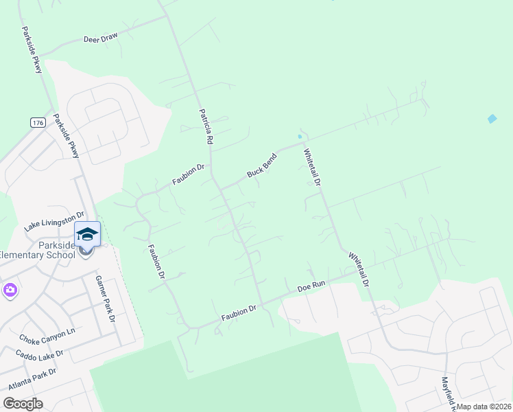 map of restaurants, bars, coffee shops, grocery stores, and more near 422 Patricia Road in Georgetown