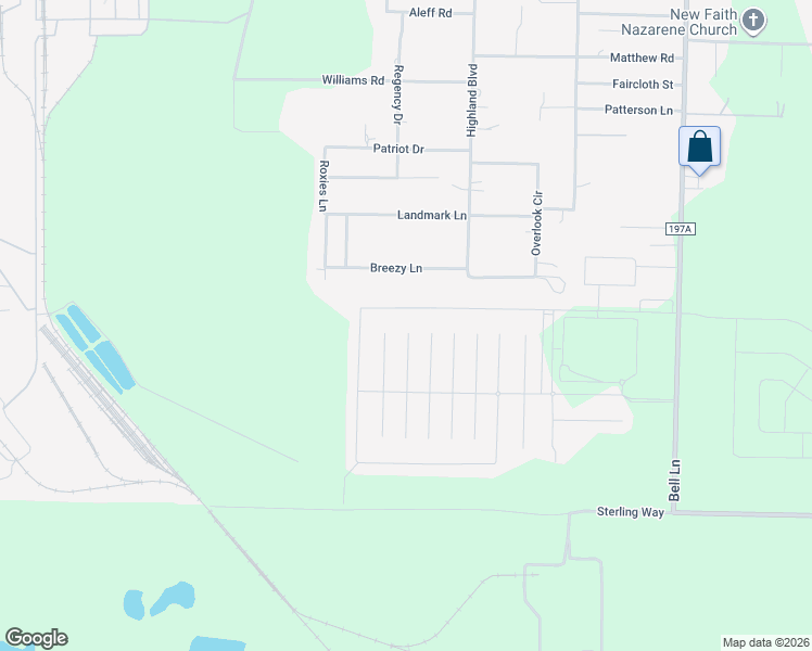 map of restaurants, bars, coffee shops, grocery stores, and more near 4799 Breezy Lane in Pace
