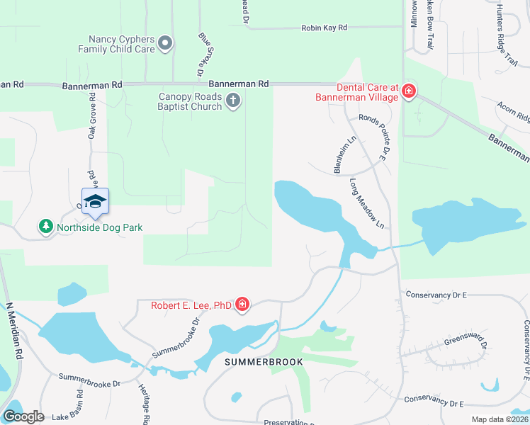 map of restaurants, bars, coffee shops, grocery stores, and more near 8044 Lantern Light Lane in Tallahassee