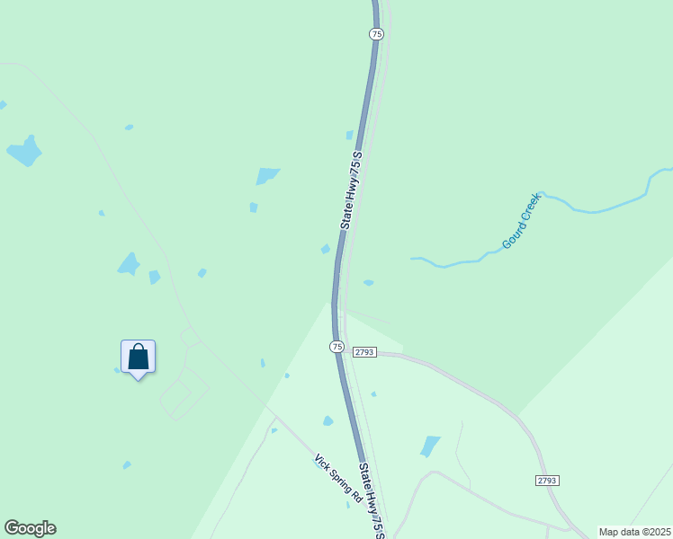 map of restaurants, bars, coffee shops, grocery stores, and more near 8840 State Highway 75 South in Huntsville
