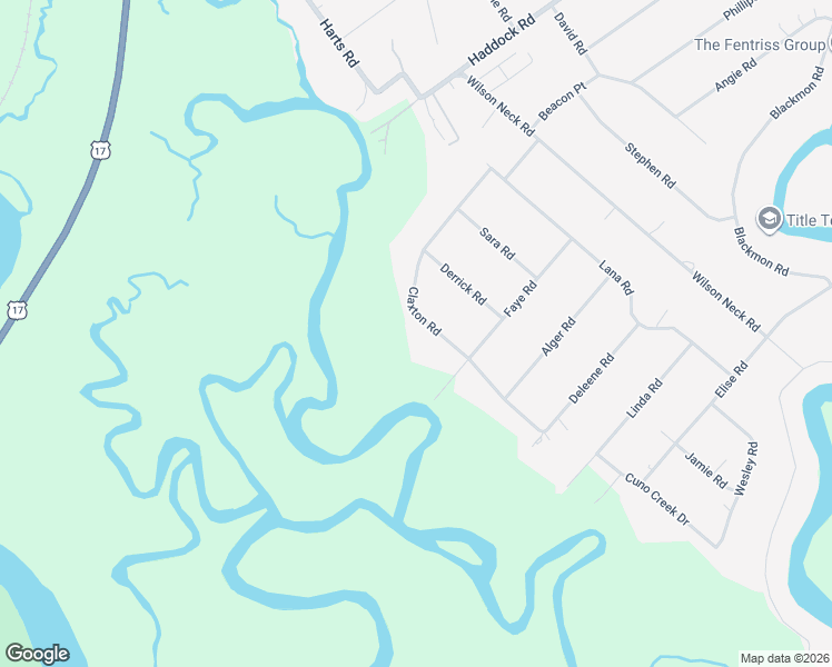 map of restaurants, bars, coffee shops, grocery stores, and more near 1335 Claxton Road in Yulee
