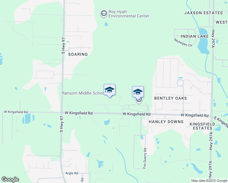 map of restaurants, bars, coffee shops, grocery stores, and more near 1000 West Kingsfield Road in Cantonment