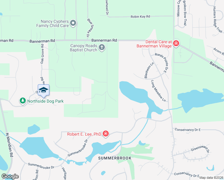 map of restaurants, bars, coffee shops, grocery stores, and more near 8044 Lantern Light Lane in Tallahassee