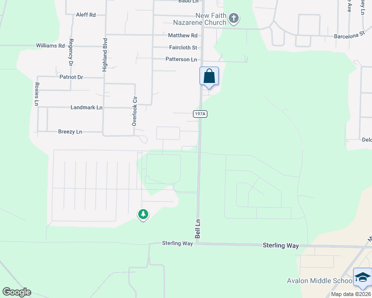 map of restaurants, bars, coffee shops, grocery stores, and more near 5075 Covington Drive in Pace