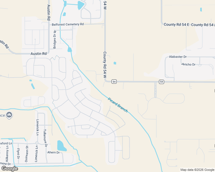 map of restaurants, bars, coffee shops, grocery stores, and more near 11030 County Road 54 in Daphne