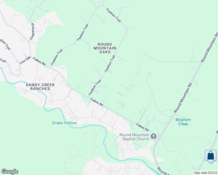 map of restaurants, bars, coffee shops, grocery stores, and more near 14609 Faubion Trail in Leander