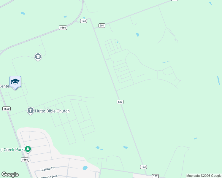 map of restaurants, bars, coffee shops, grocery stores, and more near 642 County Road 133 in Hutto