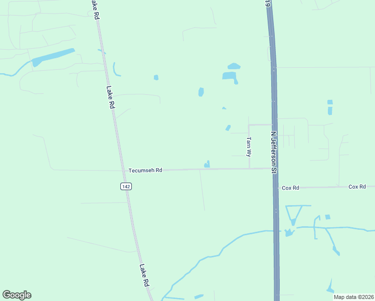 map of restaurants, bars, coffee shops, grocery stores, and more near 376 Tecumseh Road in Monticello