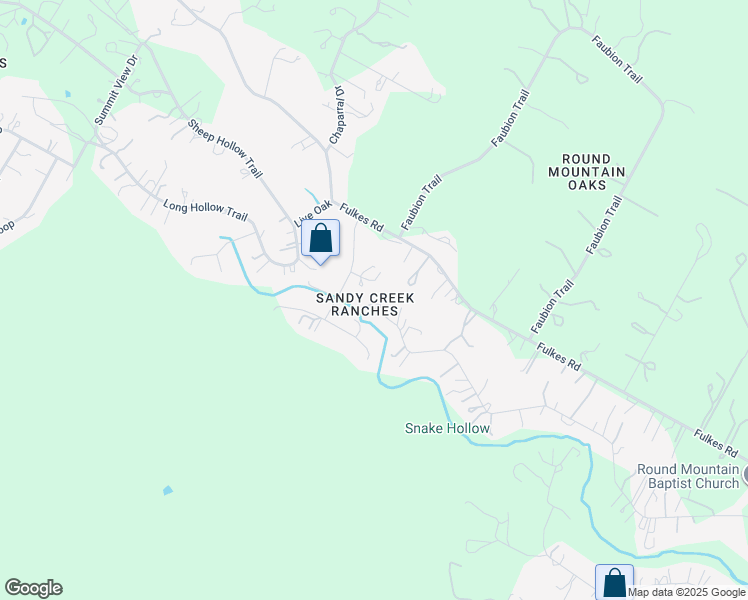 map of restaurants, bars, coffee shops, grocery stores, and more near 24007 Windy Valley Road in Leander