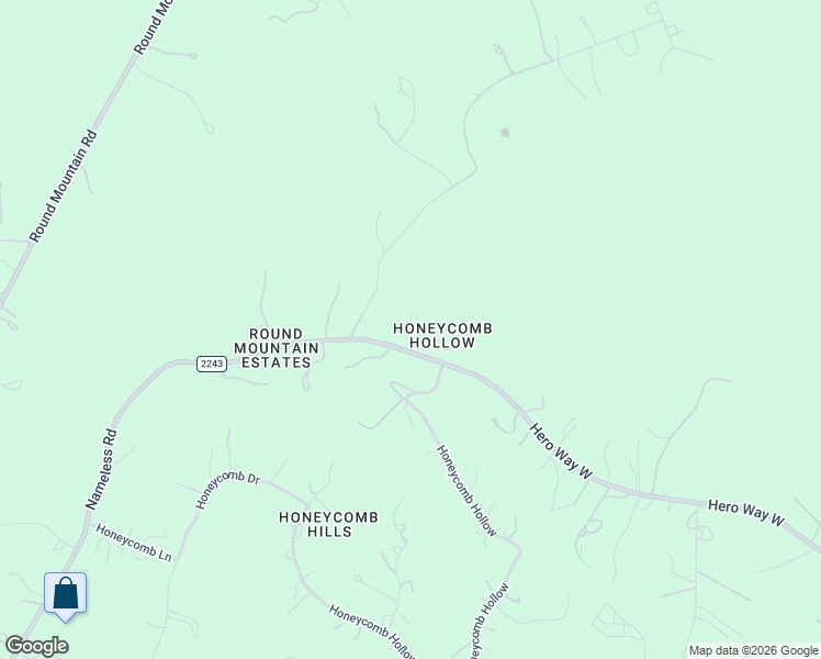 map of restaurants, bars, coffee shops, grocery stores, and more near 21924 Nameless Road in Leander