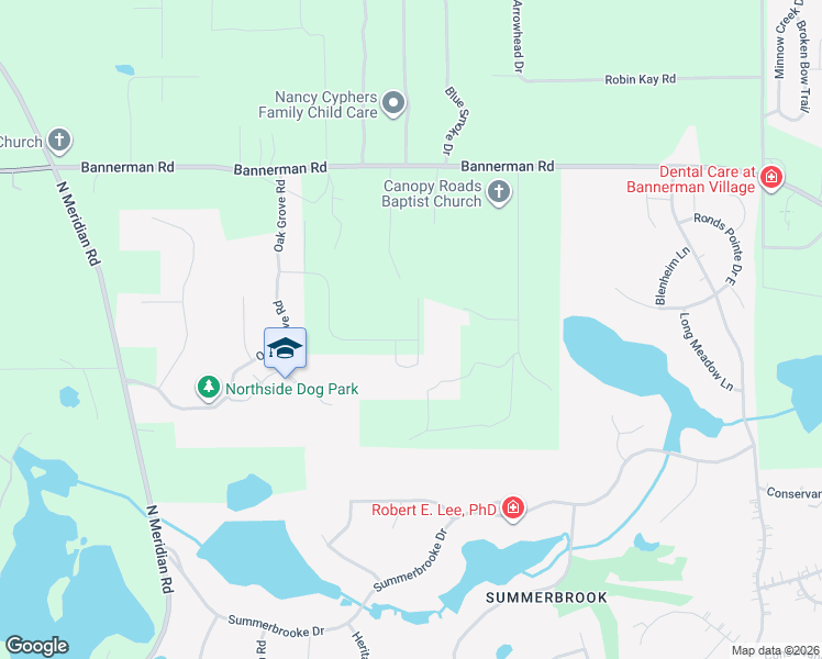 map of restaurants, bars, coffee shops, grocery stores, and more near 957 Lanternlight Court in Tallahassee