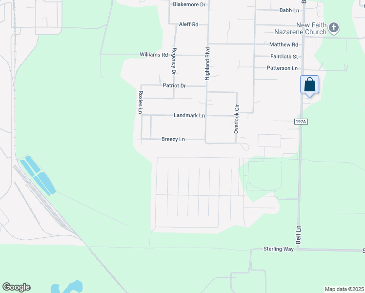 map of restaurants, bars, coffee shops, grocery stores, and more near 4807 Breezy Lane in Milton
