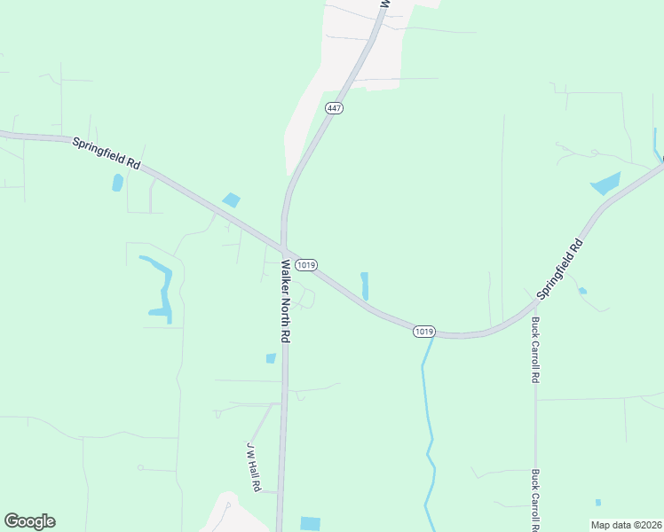 map of restaurants, bars, coffee shops, grocery stores, and more near 13165 Springfield Road in Walker