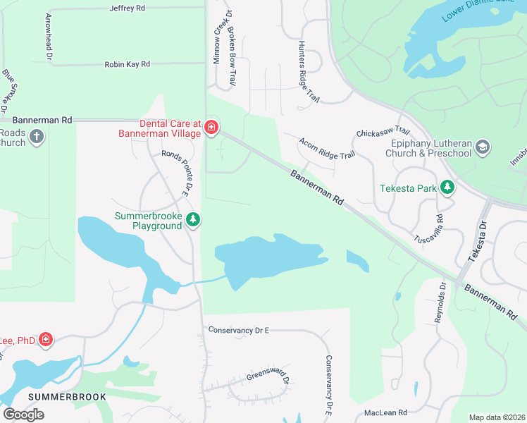 map of restaurants, bars, coffee shops, grocery stores, and more near 1665 Bannerman Road in Tallahassee