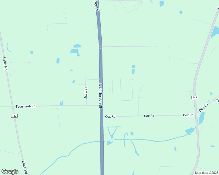 map of restaurants, bars, coffee shops, grocery stores, and more near 14 North Front Court in Monticello