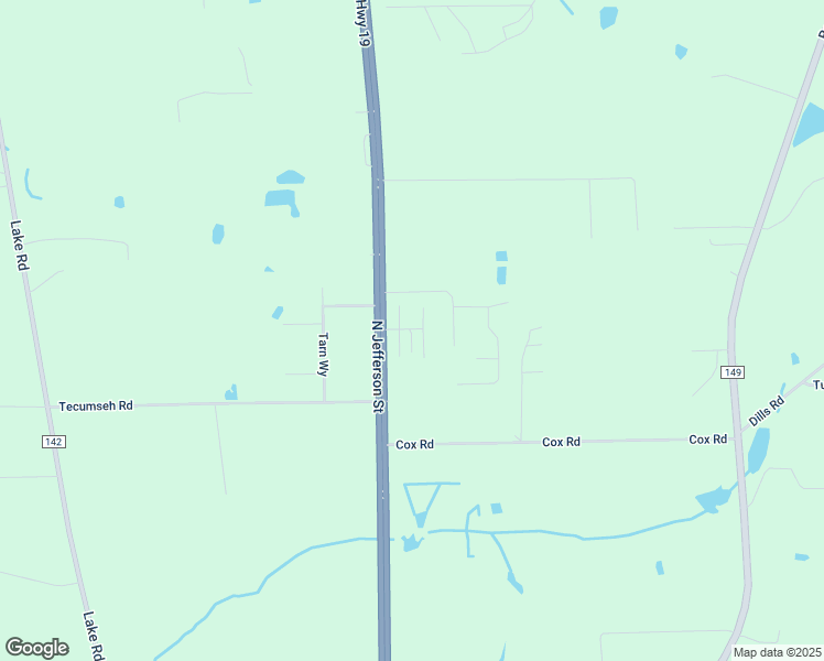 map of restaurants, bars, coffee shops, grocery stores, and more near 14 North Front Court in Monticello