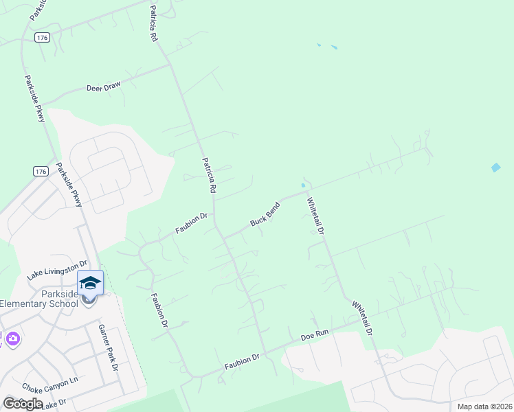 map of restaurants, bars, coffee shops, grocery stores, and more near 207 Buck Bend in Georgetown