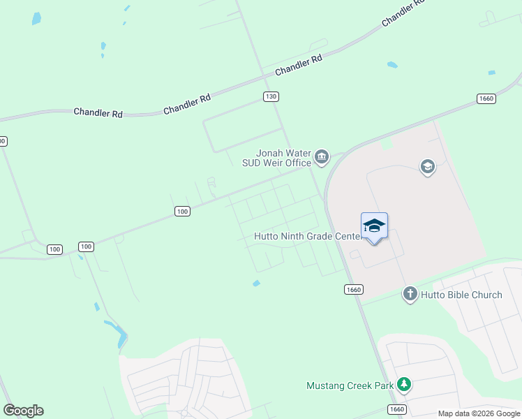 map of restaurants, bars, coffee shops, grocery stores, and more near 5805 County Road 100 in Hutto