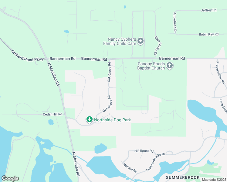 map of restaurants, bars, coffee shops, grocery stores, and more near 433 Blocker Circle in Tallahassee