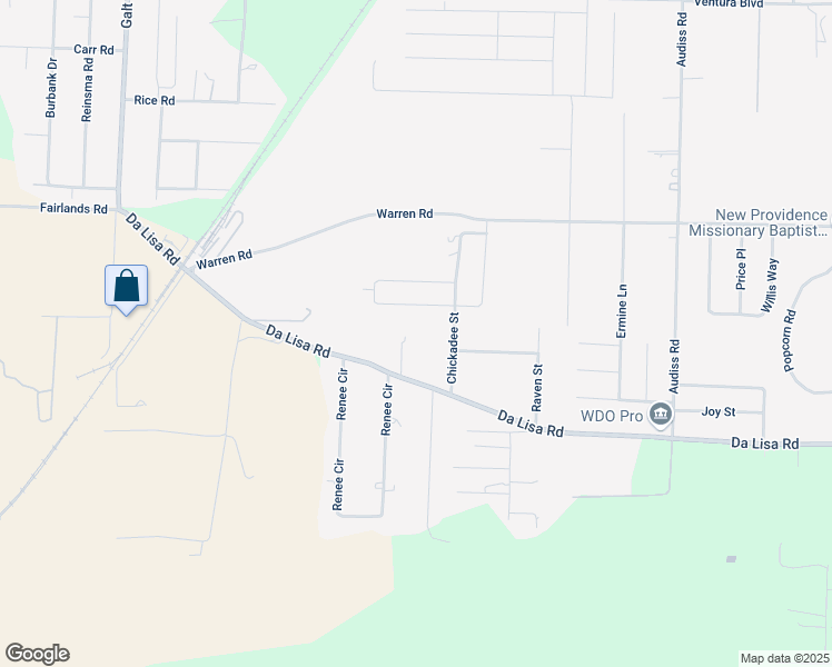 map of restaurants, bars, coffee shops, grocery stores, and more near 6461 Quail Hollow Road in Bagdad