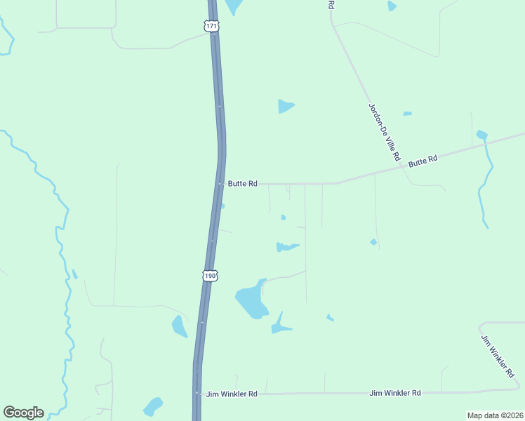 map of restaurants, bars, coffee shops, grocery stores, and more near 184 Butte Road in Longville