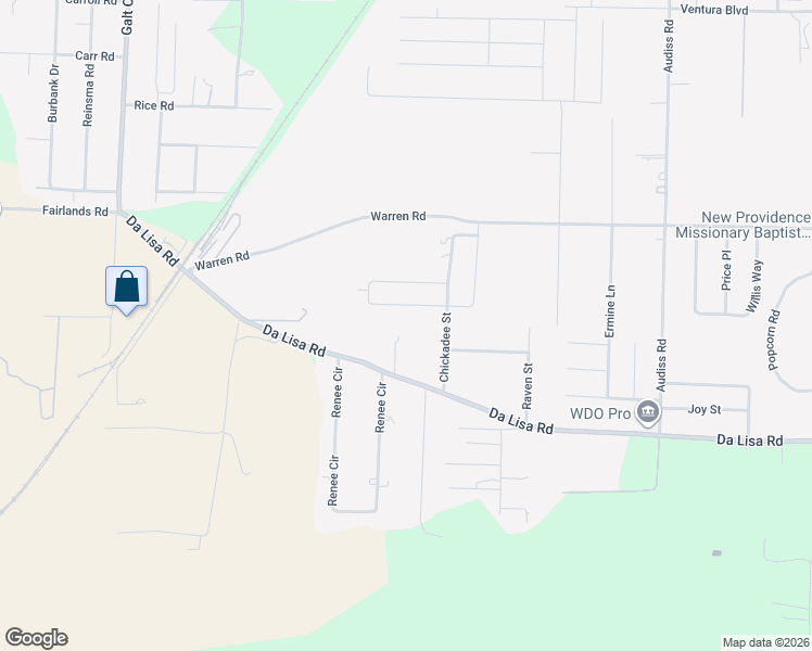 map of restaurants, bars, coffee shops, grocery stores, and more near 6461 Quail Hollow Road in Bagdad