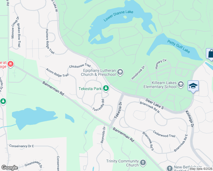 map of restaurants, bars, coffee shops, grocery stores, and more near 8309 Pegwood Way in Tallahassee