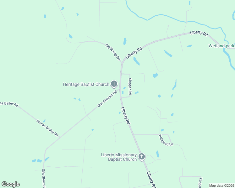 map of restaurants, bars, coffee shops, grocery stores, and more near 282 Otis Stewart Road in Picayune