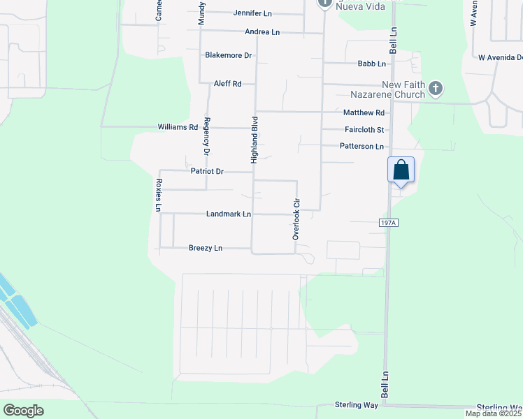 map of restaurants, bars, coffee shops, grocery stores, and more near 4104 Highland Boulevard in Pace