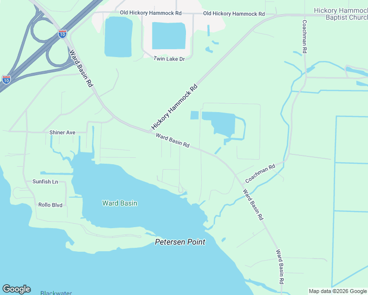 map of restaurants, bars, coffee shops, grocery stores, and more near 4038 Driskell Road in Milton
