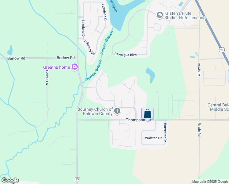 map of restaurants, bars, coffee shops, grocery stores, and more near 24700 Oak View Ct in Loxley
