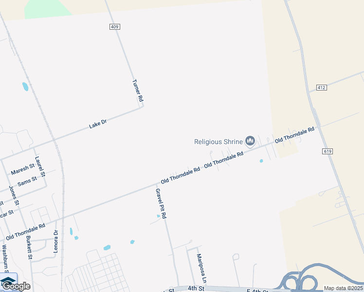map of restaurants, bars, coffee shops, grocery stores, and more near 1903 Old Thorndale Road in Taylor