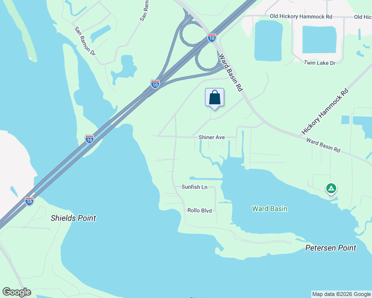 map of restaurants, bars, coffee shops, grocery stores, and more near 7524 Petersen Point Road in Milton