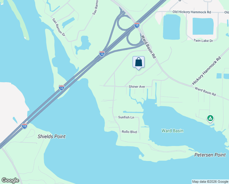 map of restaurants, bars, coffee shops, grocery stores, and more near 7524 Petersen Point Road in Milton