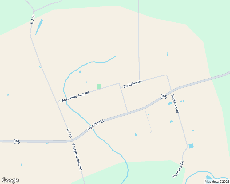 map of restaurants, bars, coffee shops, grocery stores, and more near L'Anse Prien Noir Road in Mamou