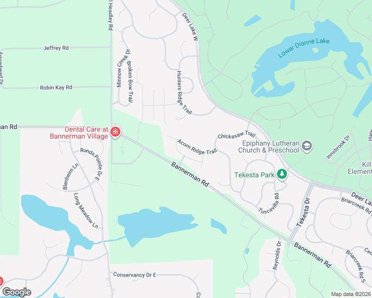 map of restaurants, bars, coffee shops, grocery stores, and more near 8413 Ivy Brook Lane in Tallahassee