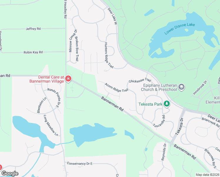 map of restaurants, bars, coffee shops, grocery stores, and more near 8413 Ivy Brook Lane in Tallahassee