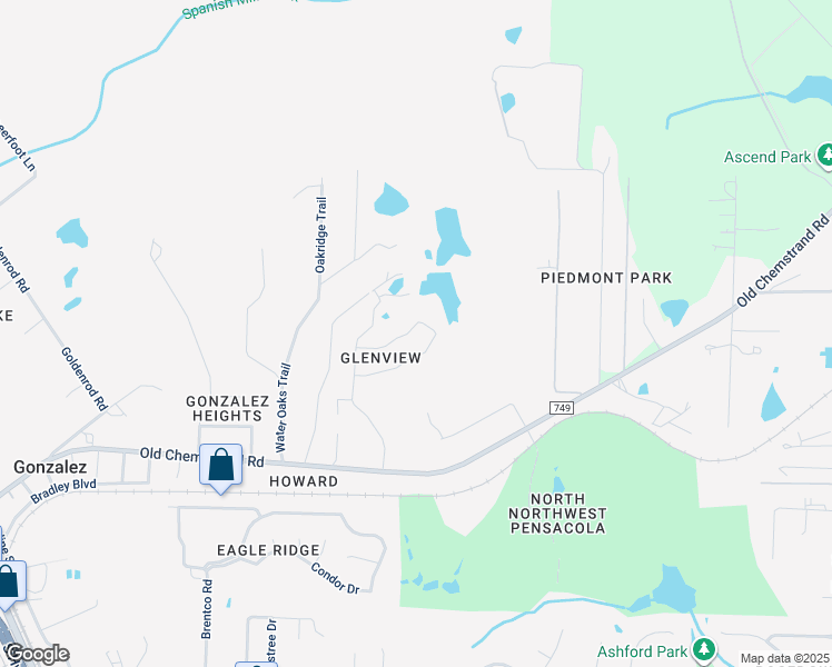 map of restaurants, bars, coffee shops, grocery stores, and more near 2224 Liberty Loop Road in Gonzalez