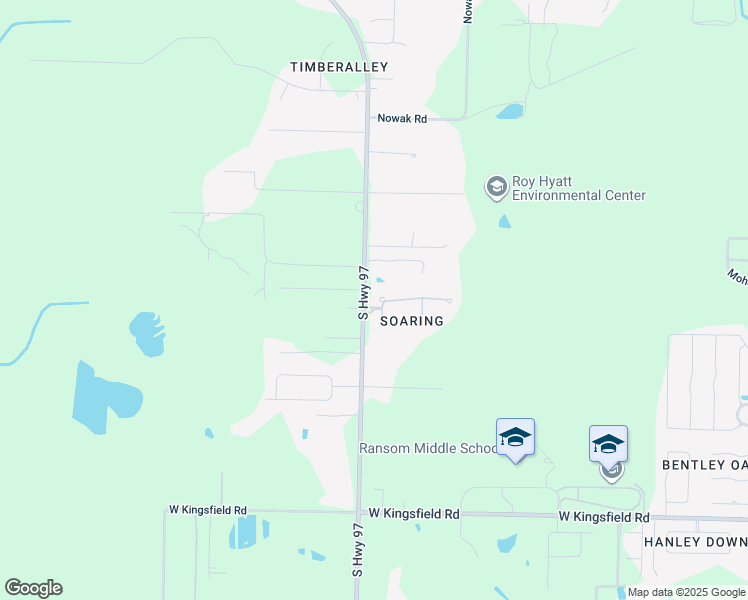map of restaurants, bars, coffee shops, grocery stores, and more near 1292 Soaring Boulevard in Cantonment