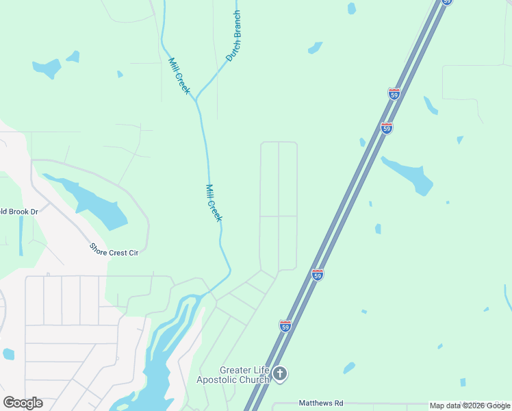 map of restaurants, bars, coffee shops, grocery stores, and more near 233-399 West Sunnybrook Road in Carriere