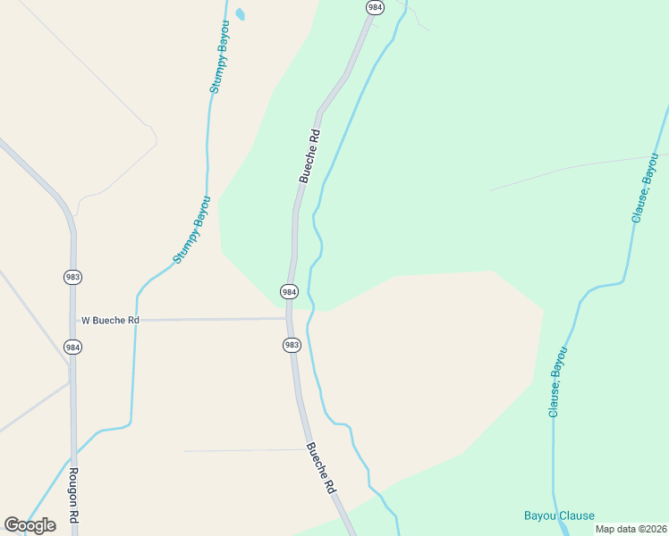 map of restaurants, bars, coffee shops, grocery stores, and more near 8324 West Bueche Road in Bueche