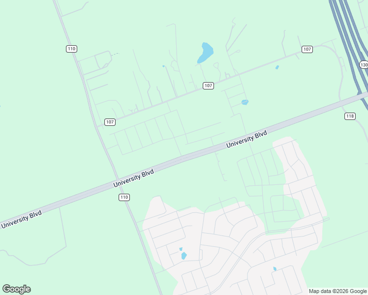 map of restaurants, bars, coffee shops, grocery stores, and more near University Boulevard in Williamson County