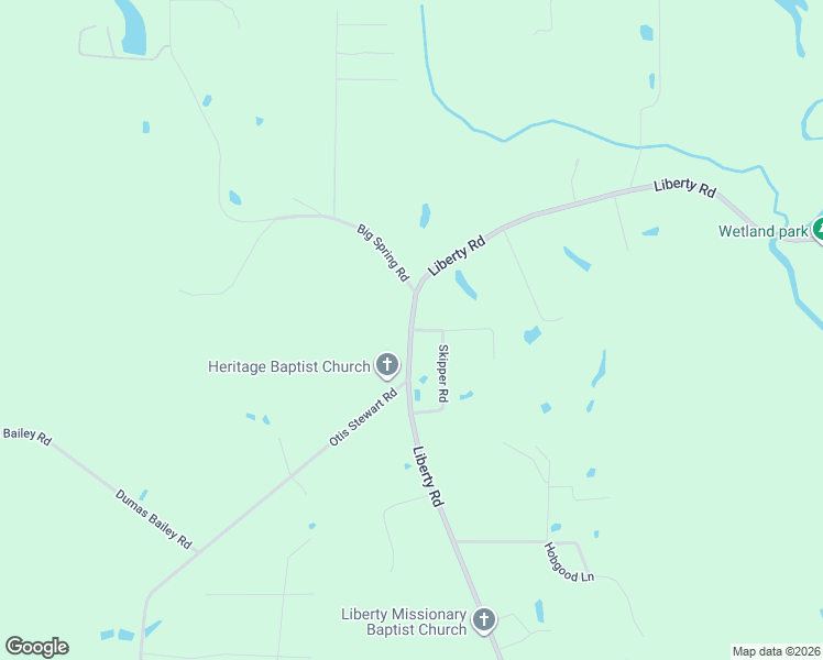 map of restaurants, bars, coffee shops, grocery stores, and more near 1 Craddock Lane in Picayune