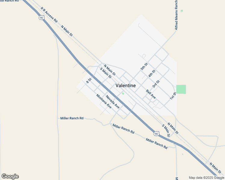 map of restaurants, bars, coffee shops, grocery stores, and more near 115 California Avenue in Valentine