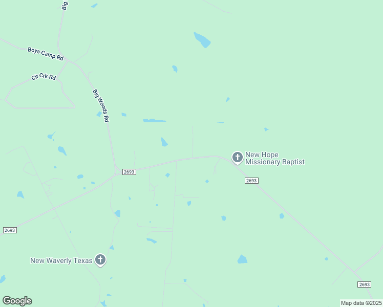 map of restaurants, bars, coffee shops, grocery stores, and more near 3450 Farm to Market 2693 in New Waverly