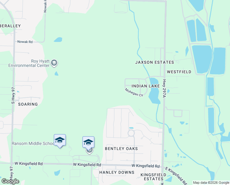 map of restaurants, bars, coffee shops, grocery stores, and more near 1331 Highway 297a in Cantonment