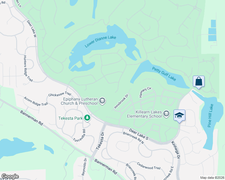 map of restaurants, bars, coffee shops, grocery stores, and more near 2001 Herb Court in Tallahassee