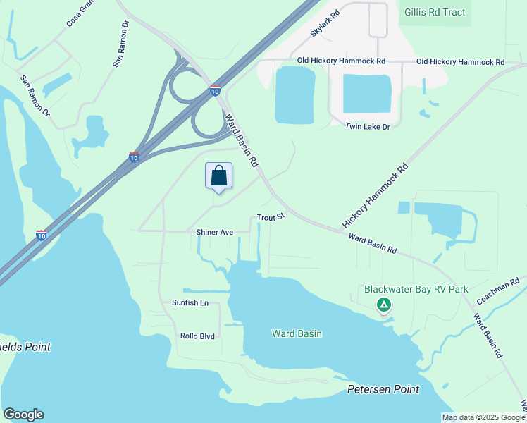 map of restaurants, bars, coffee shops, grocery stores, and more near 4237 Trout Avenue in Milton