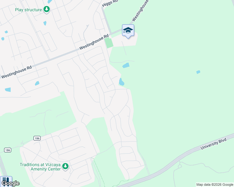 map of restaurants, bars, coffee shops, grocery stores, and more near 3348 Bianco Terrace in Georgetown